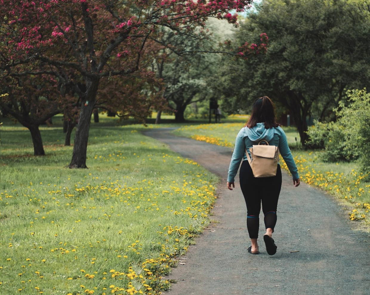 woman walking